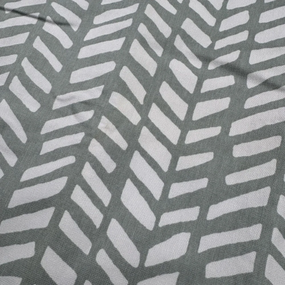 Pottery Barn Kids Blackout Curtain Panel Sage Broken Arrow Herringbone 44x63